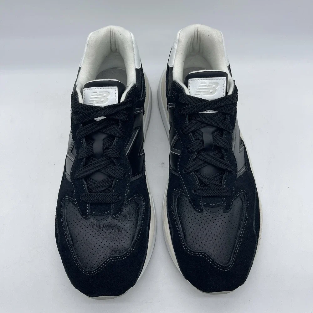 New Balance 57/40 M5740SLB Men's Size 14 Running Shoes Black Sea Salt‎ Lifestyle